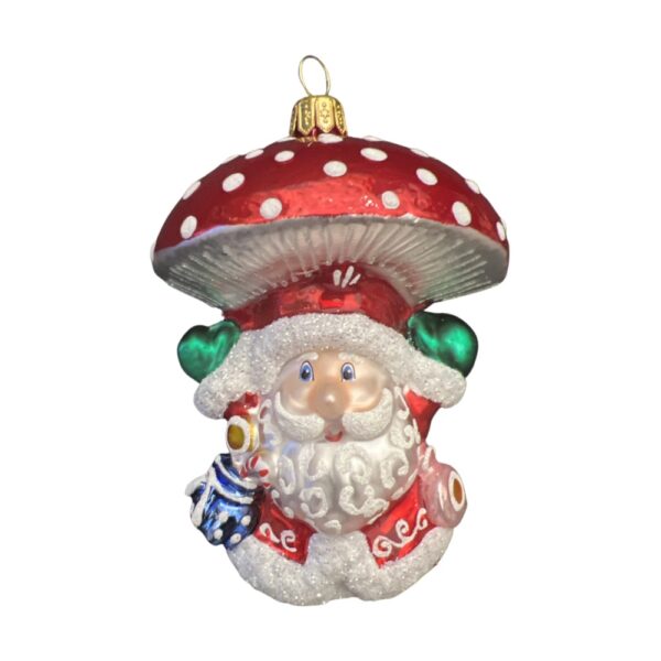 Mikołaj w czapce muchomora