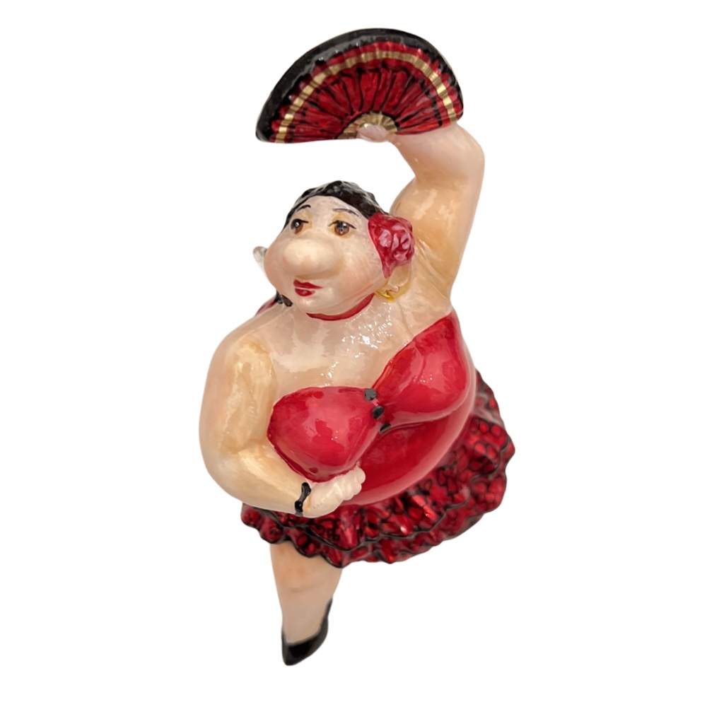 Tancerka Flamenco czerwona