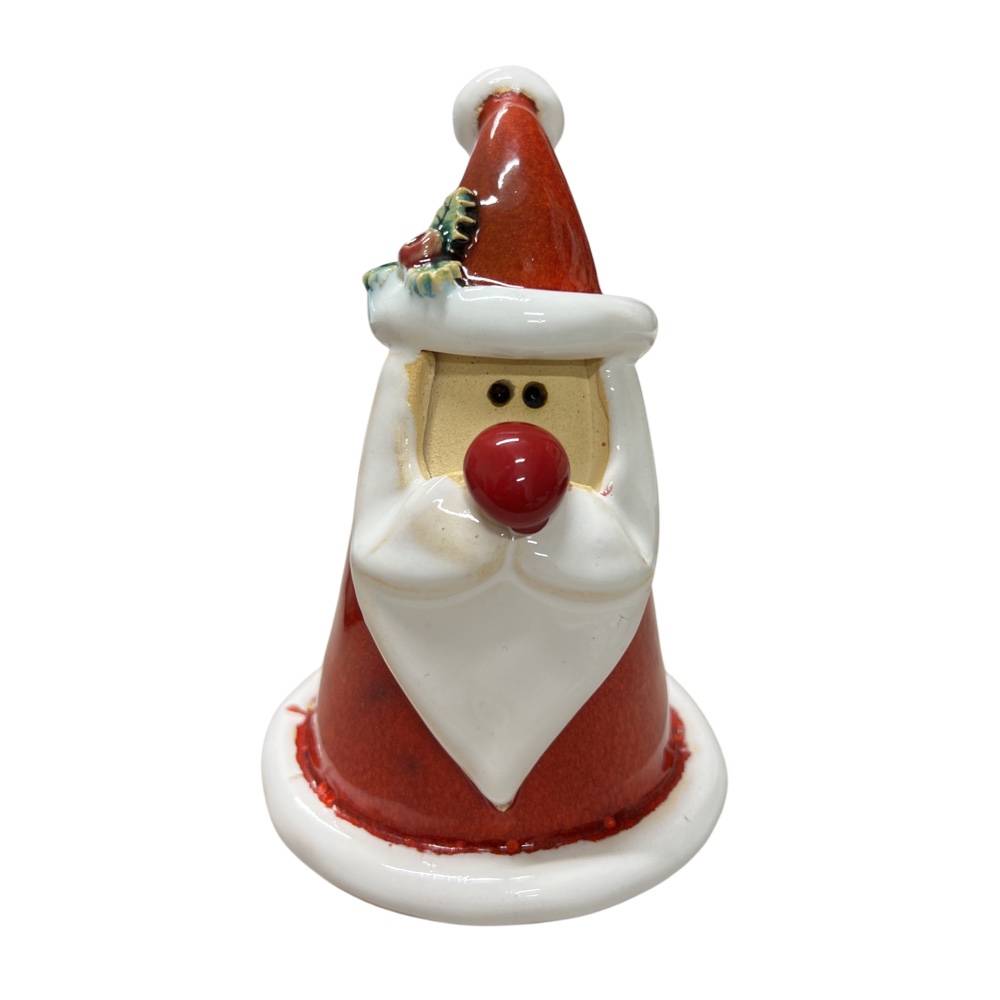 Mikołaj ceramiczny czerwony mały