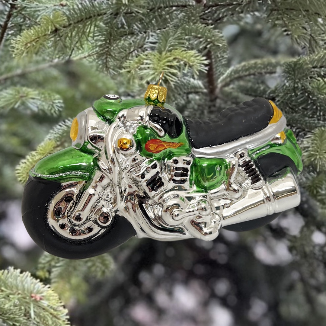 Bombka Motor zielony