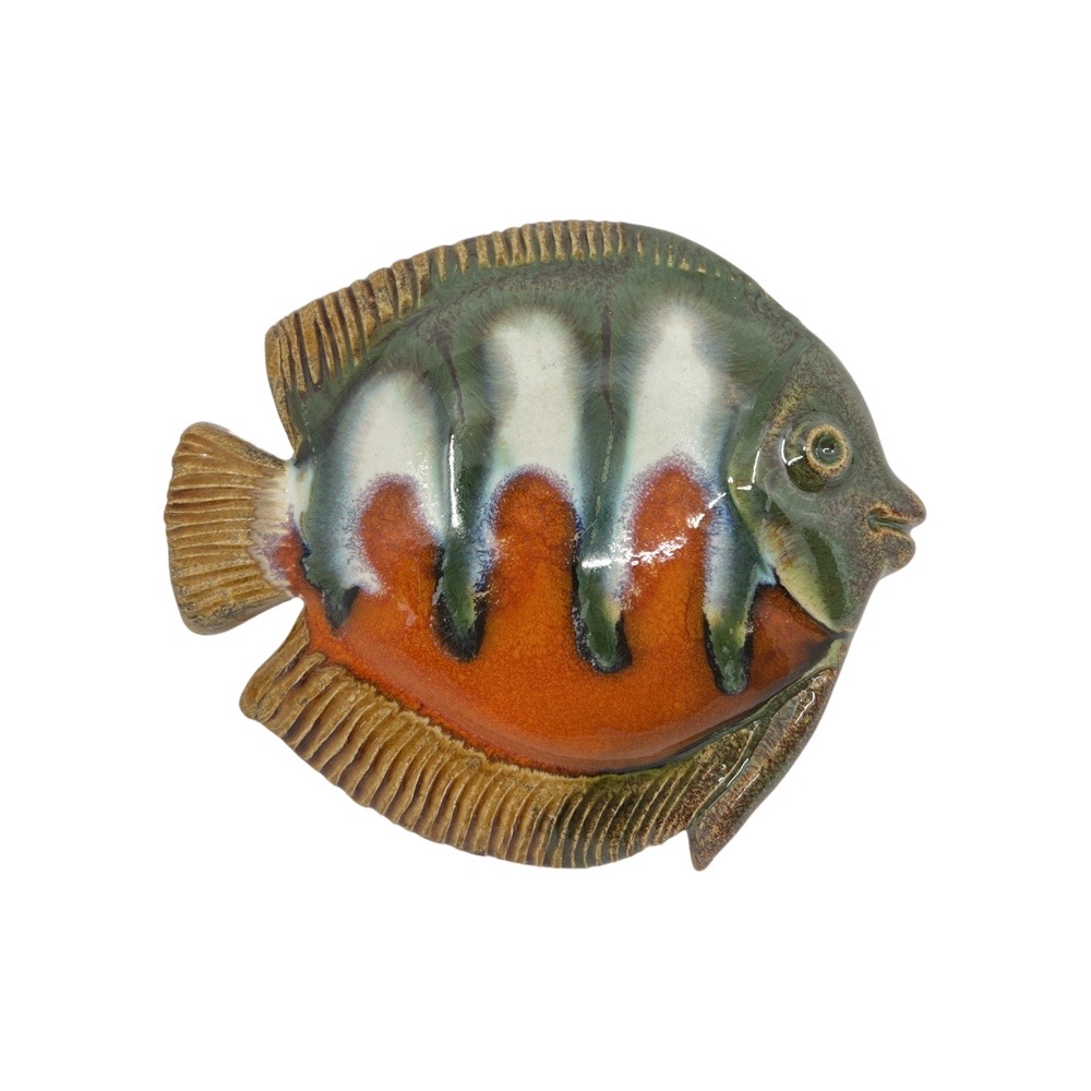 Ryba ceramiczna okrągła mix kolor 1 mała