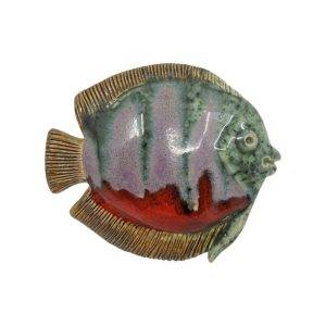 Ryba ceramiczna okrągła mix kolor 3 mała