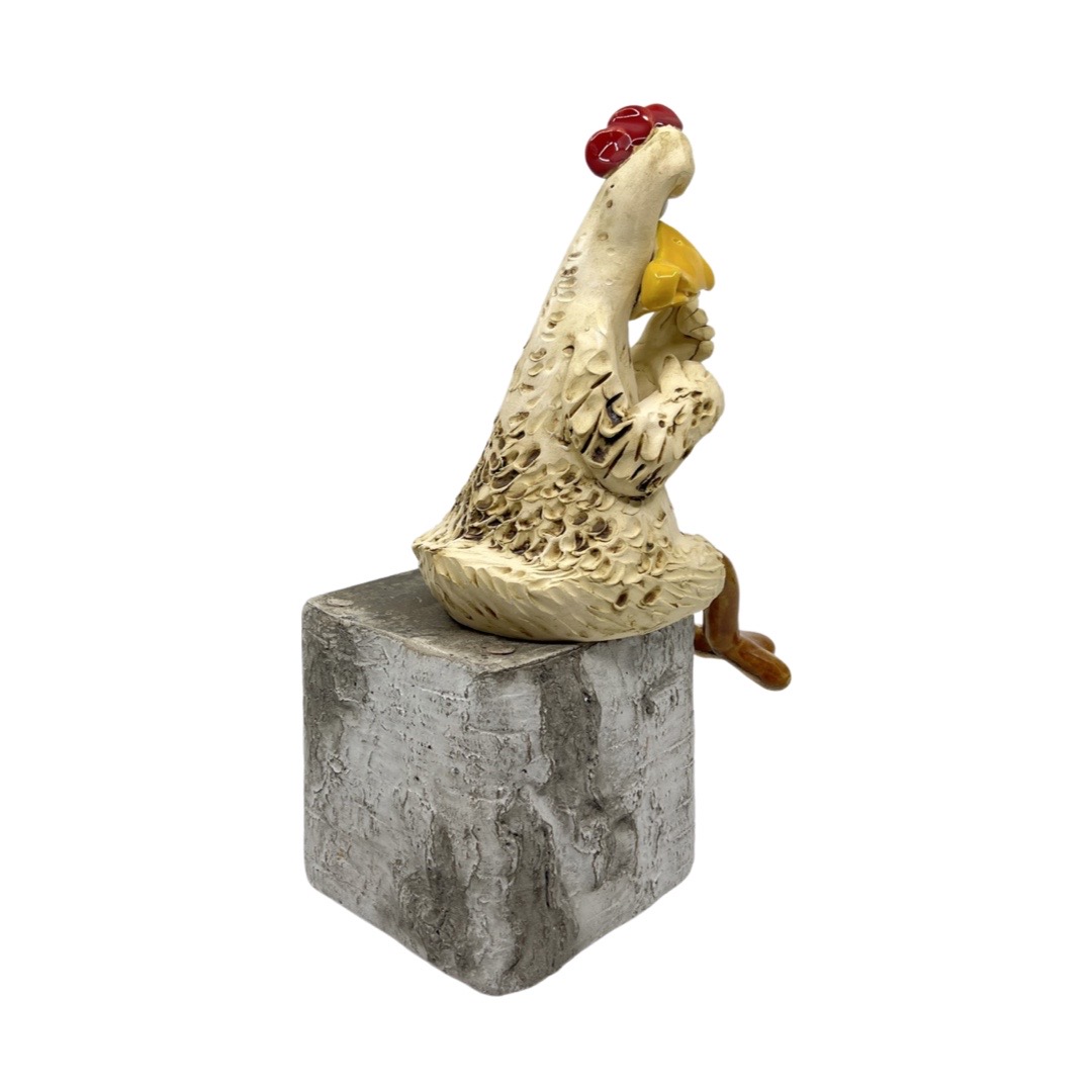 Kurczak naturalny siedzący